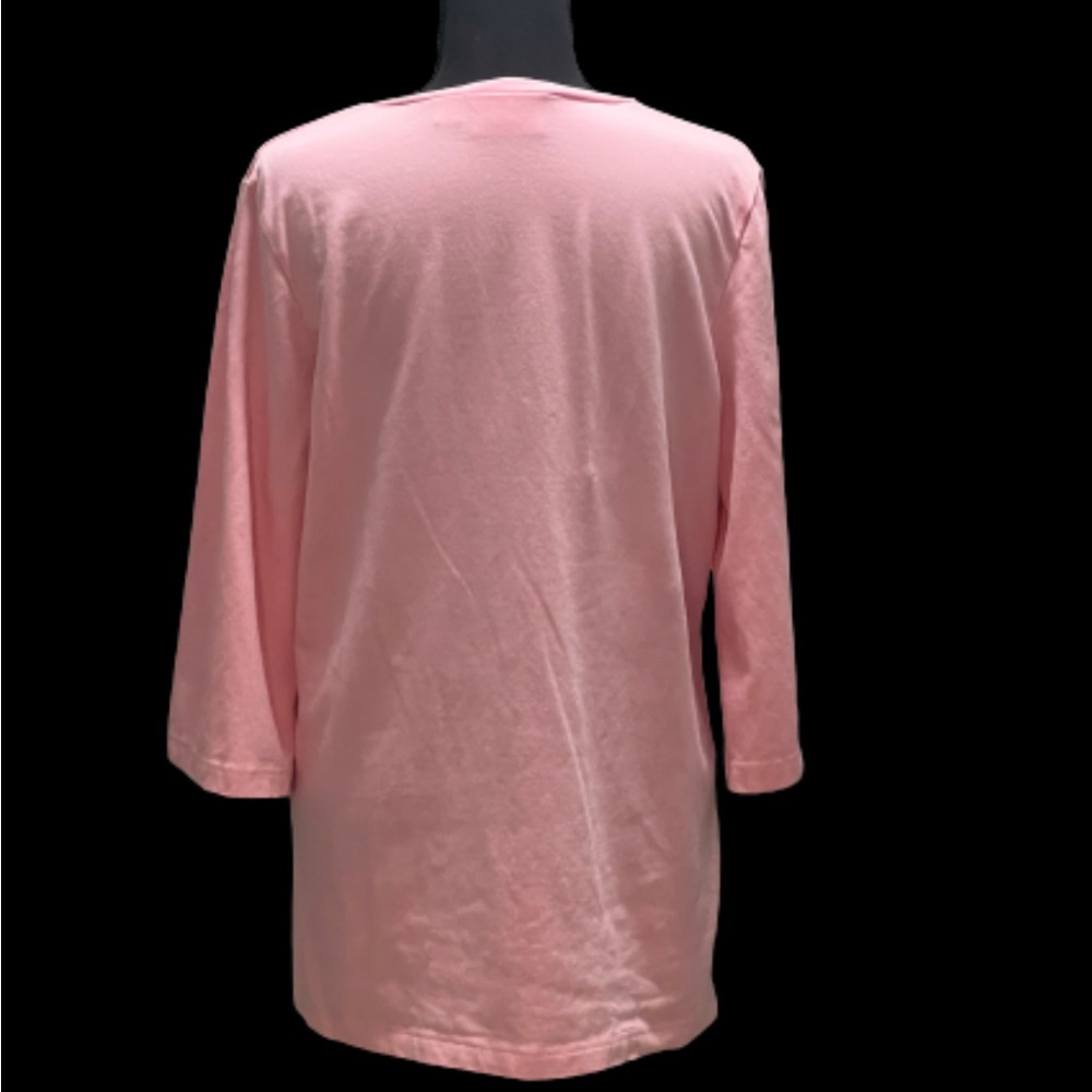 Quacker Factory Sparkle & Shine 3/4 Sleeve Tunic … - image 3